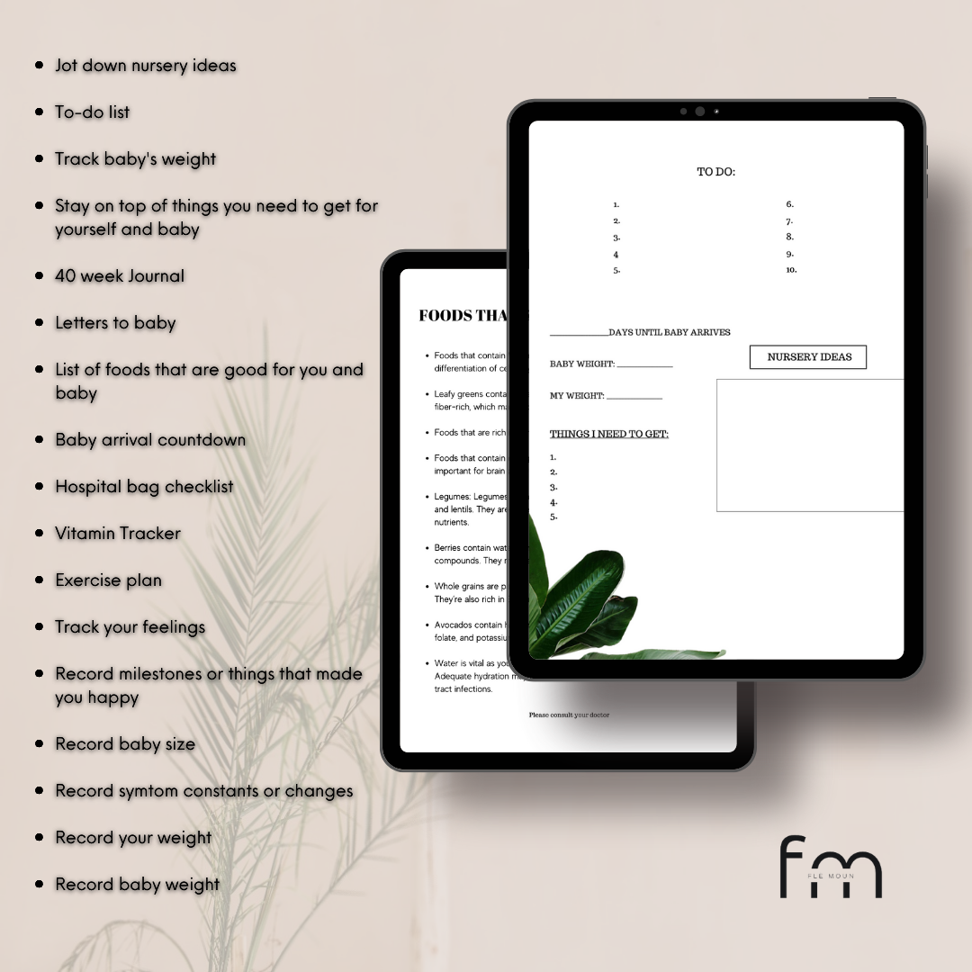 Flè Moun Pregnancy Journal